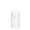 Hodedah Indoor Modern Home Decorative Furniture 3-Shelf, 3-Door Bookcase